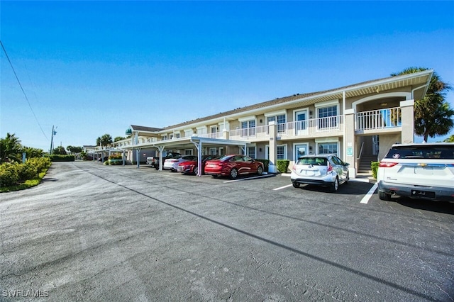 view of car parking