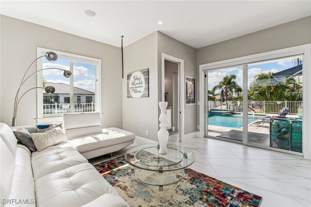 view of living room