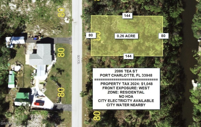 2086 Tea St, Port Charlotte FL, 33948 land for sale