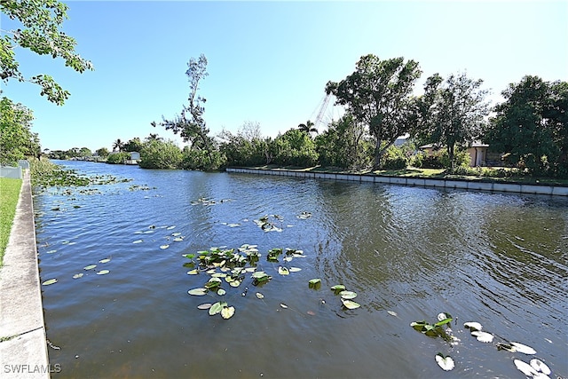 property view of water