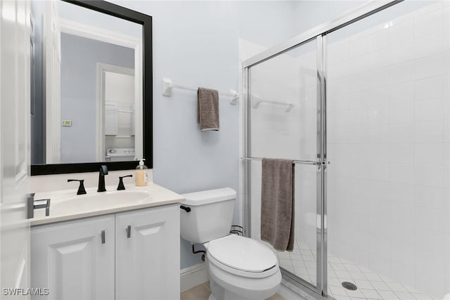 9219 Corfu Ct Unit 202, Naples, FL 34114 - full bathroom with vanity and a stall shower