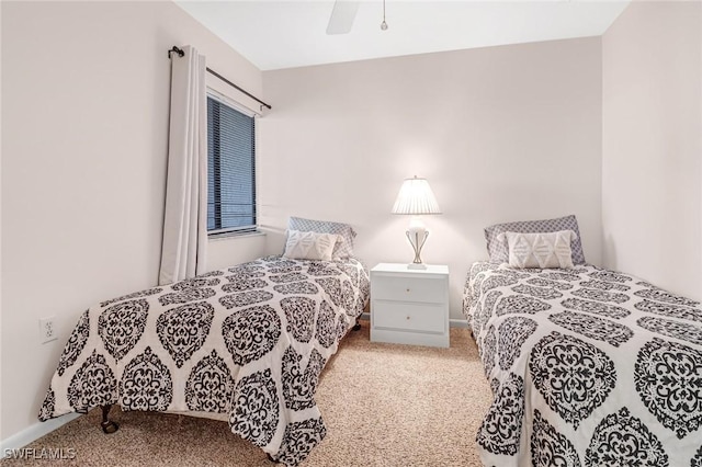 4140 Steamboat Bnd E Unit 502, Fort Myers, FL 33919 - carpeted bedroom featuring a ceiling fan