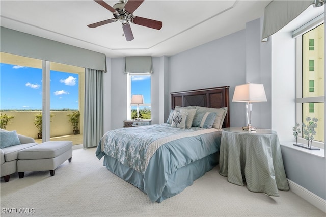 285 Grande Way Unit 705, Naples, FL 34110 - bedroom featuring carpet and ceiling fan