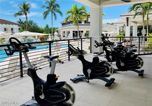 285 Grande Way Unit 705, Naples, FL 34110 - view of patio / terrace