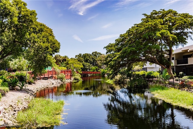 property view of water