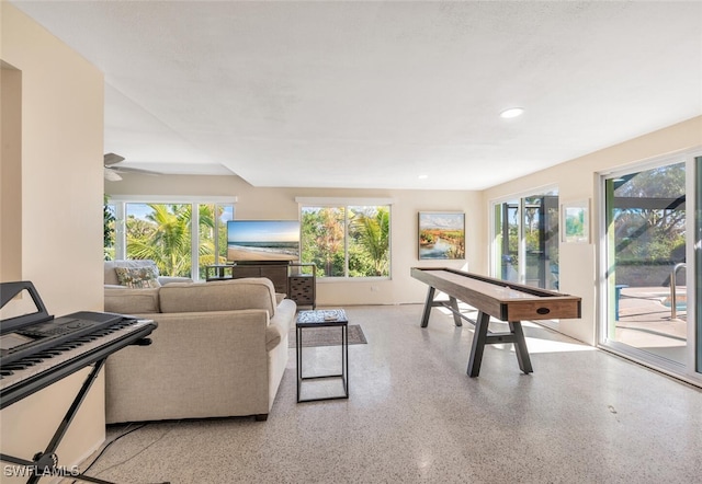 playroom with a wealth of natural light