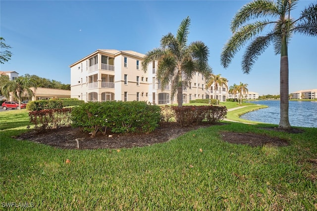 view of property featuring a water view