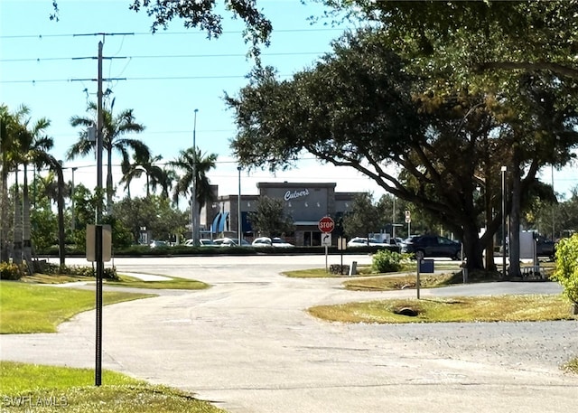 view of road