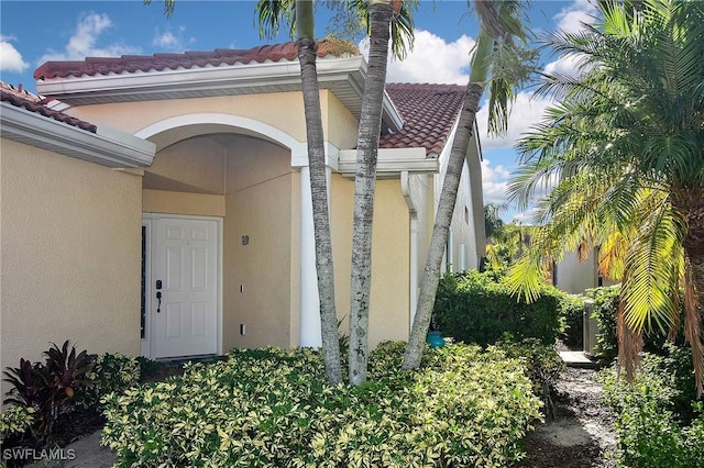 view of entrance to property