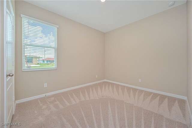 spare room with carpet and a healthy amount of sunlight