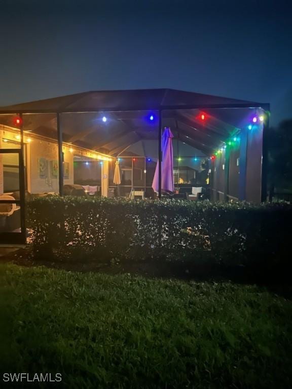19431 Elston Way, Estero, FL 33928 - view of yard at twilight