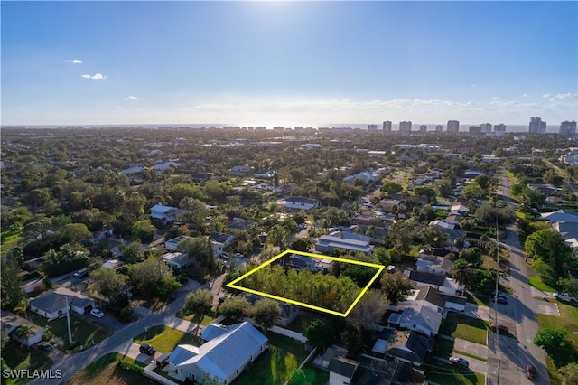 1303 Trail Terrace Dr, Naples, FL 34103 - view of urban area featuring property boundaries highlighted and nearby suburban area