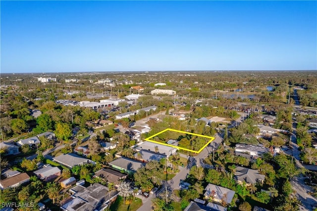 1303 Trail Terrace Dr, Naples, FL 34103 - aerial view of residential area with property boundaries highlighted