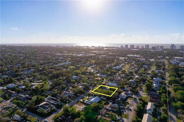 1303 Trail Terrace Dr, Naples, FL 34103 - aerial overview of property's location with property parcel outlined