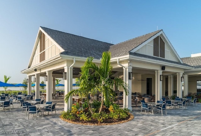 back of house featuring a patio