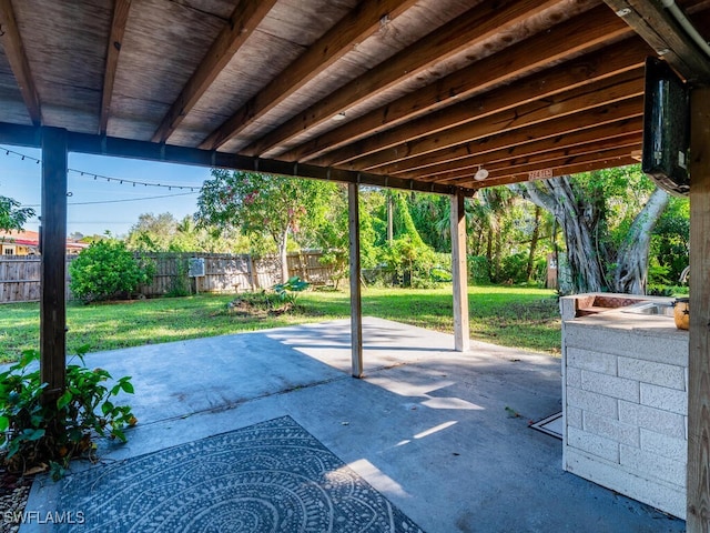 view of patio