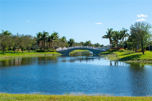 property view of water