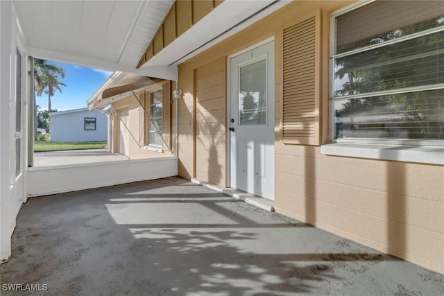 balcony featuring a patio