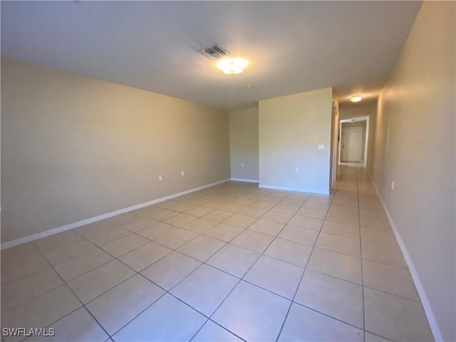 view of tiled empty room