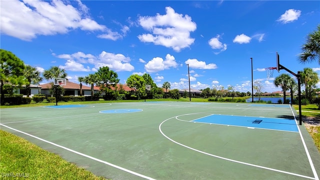 view of sport court