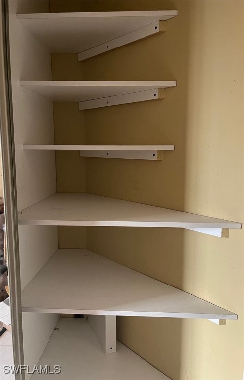 view of closet