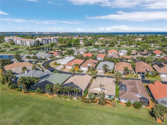 9548 Mariners Cove Ln, Fort Myers, FL 33919 - aerial perspective of suburban area with a local golf course