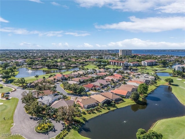 9548 Mariners Cove Ln, Fort Myers, FL 33919 - aerial view of property's location with a large body of water, a local golf course, and nearby suburban area