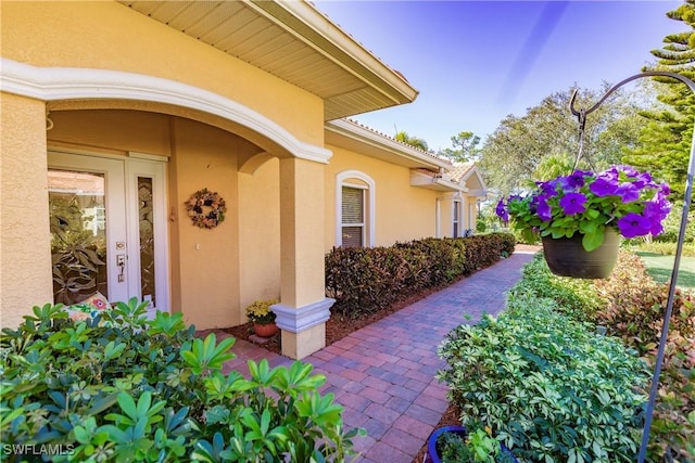 view of entrance to property