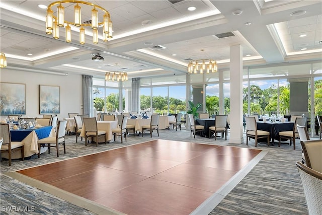 lobby featuring visible vents
