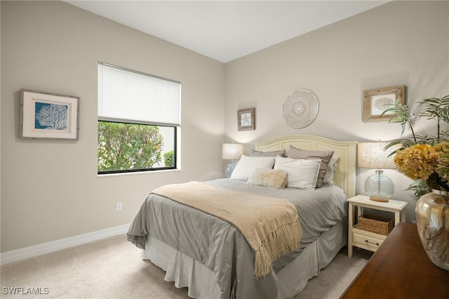 bedroom with carpet flooring