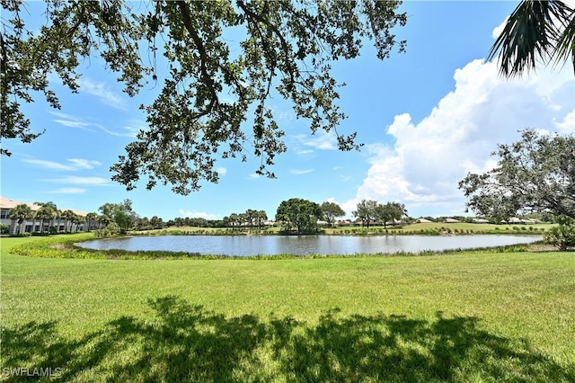 view of water feature