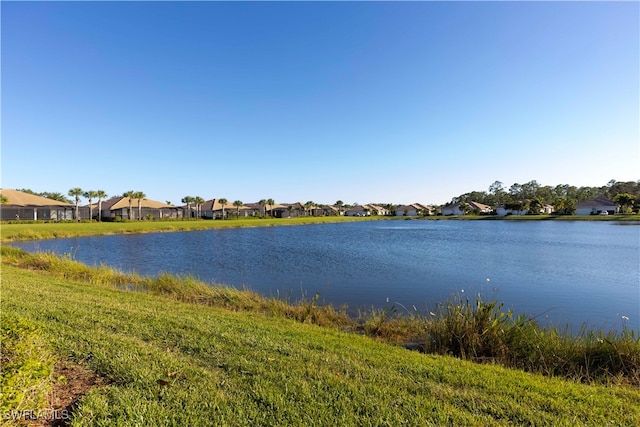 property view of water