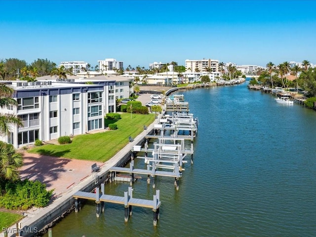 1930 Gulf Shore Blvd N Unit D301, Naples, FL 34102 - water view featuring a boat dock