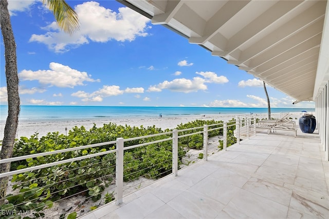 water view featuring a view of the beach