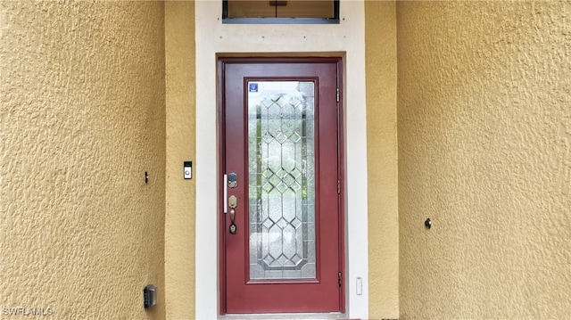 view of property entrance