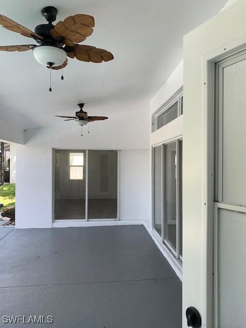 3026 SW 24th Ave, Cape Coral, FL 33914 - view of patio with a ceiling fan