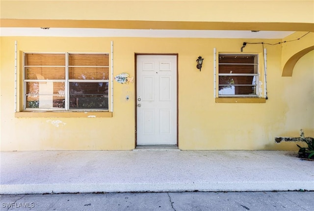 view of property entrance