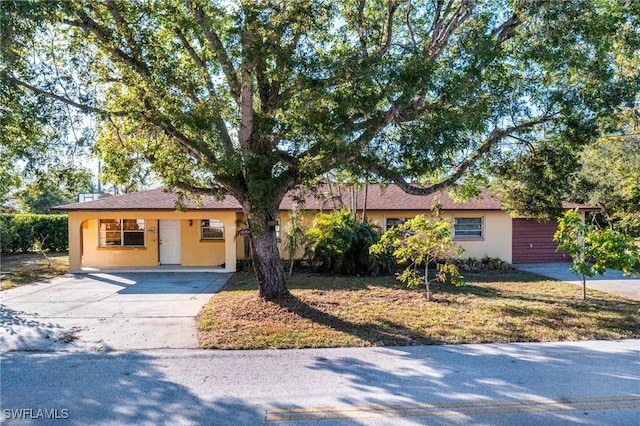 view of ranch-style home