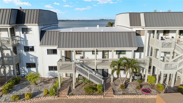 view of property featuring a water view