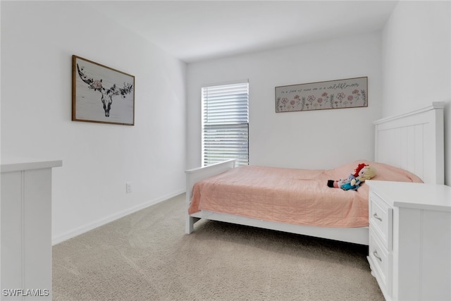 bedroom with carpet floors