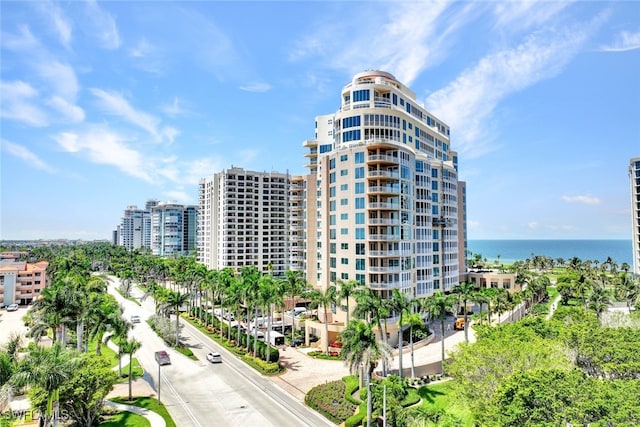 view of property featuring a water view