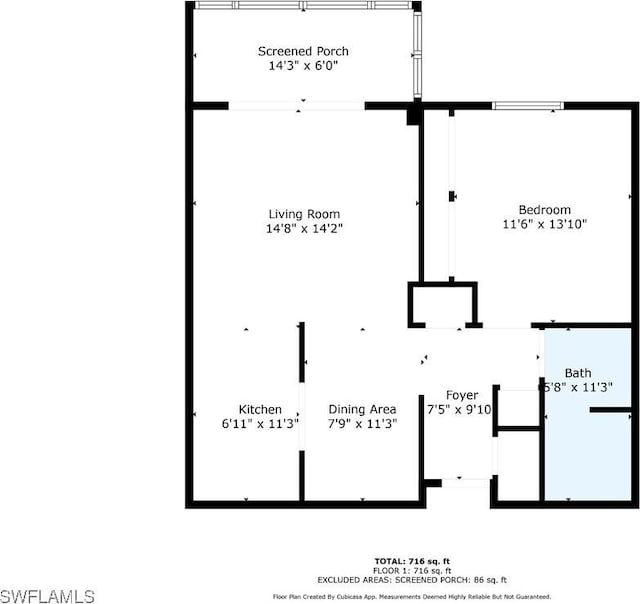 900 Arbor Lake Dr Unit 9-101, Naples, FL 34110 - floor plan / room layout