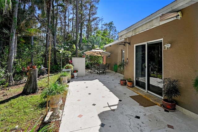 view of patio