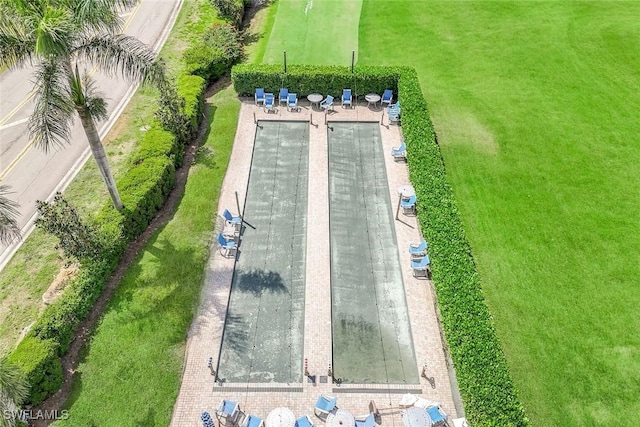 drone / aerial view