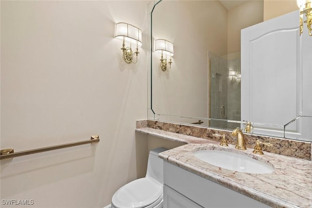 28551 Calabria Ct Unit 202, Naples, FL 34110 - bathroom with a tile shower, vanity, and toilet