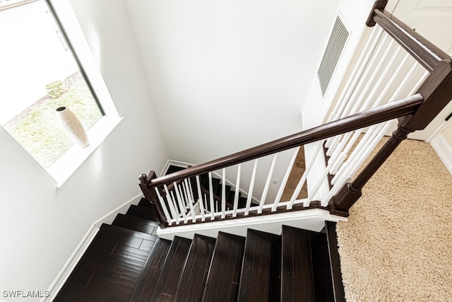 view of stairs