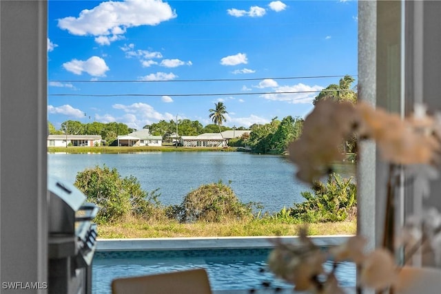 property view of water