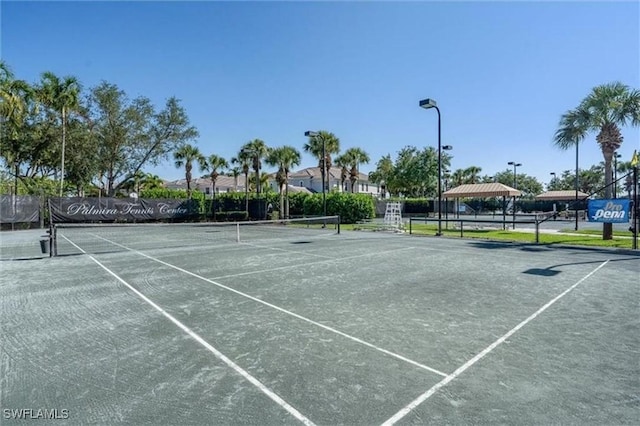 view of sport court