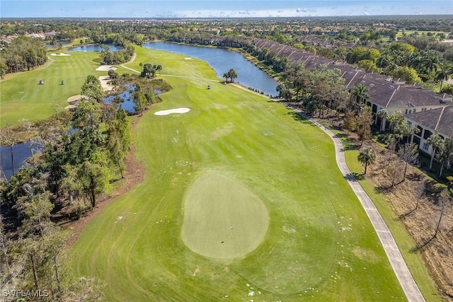 3745 Montreux Ln Unit 102, Naples, FL 34114 - aerial perspective of suburban area with a large body of water and a golf club