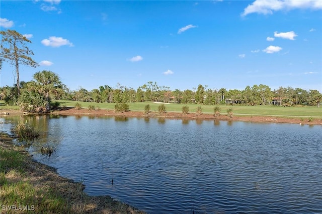 3745 Montreux Ln Unit 102, Naples, FL 34114 - water view featuring a tree filled landscape